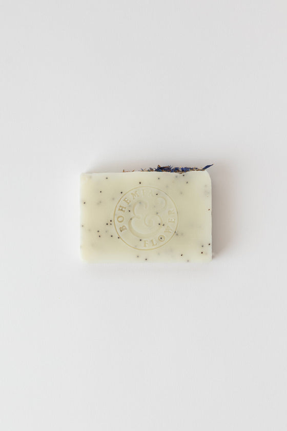 Meadow Bar Soap - Cornflower & Poppy Seed