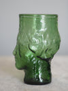 Large Green Head Vase by La Soufflerie