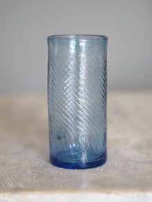  Blue Iced Tea Glass by La Soufflerie