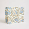 Medium Hand Block Printed Gift Bags - Blues