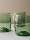 Green Smoke Drinking Glass by La Soufflerie