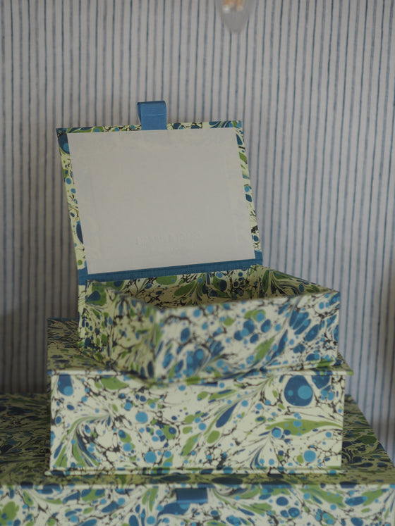 Harris & Jones Boxes in Botanical Blue