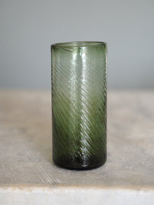  Green Smoke Iced Tea Glass by La Soufflerie