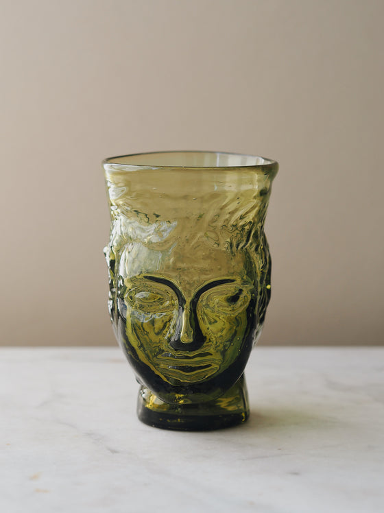 Head Glass (Olive) by La Soufflerie