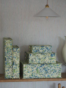  Harris & Jones Boxes in Botanical Blue