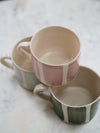 Wonki Ware Stripe Handmade Mugs