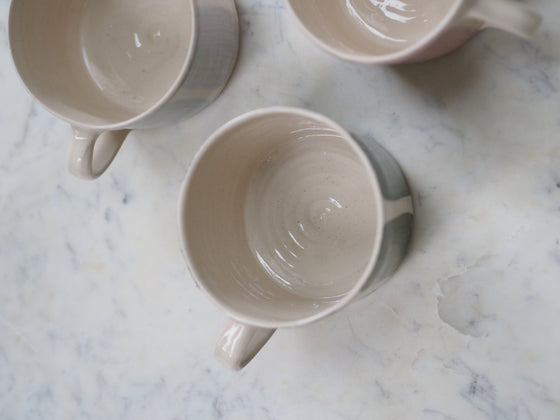 Wonki Ware Stripe Handmade Mugs