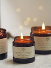 Half Light ® Scented Candles in Amber Jars - The Botanical Candle Co.