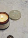 Half Light ® Scented Candles in Amber Jars - The Botanical Candle Co.