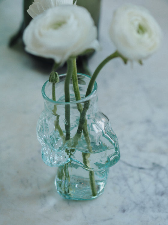 Clear Angelo Head Glass by La Soufflerie