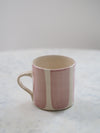 Wonki Ware Large Pink Stripe Mug