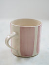 Wonki Ware Large Pink Stripe Mug