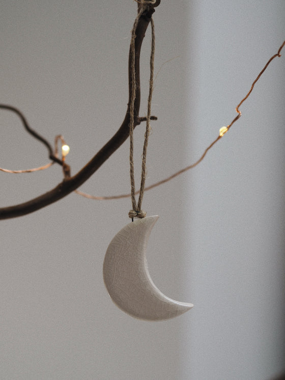 Ceramic Moon & Stars Decorations