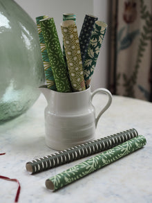  Small Green Wrapping Papers by Cambridge Imprint