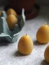 6 x Beeswax Egg Candles