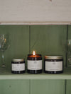 Green Fig Scented Soy Candles in Amber Jars - The Botanical Candle Co.