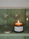 Green Fig Scented Soy Candles in Amber Jars - The Botanical Candle Co.