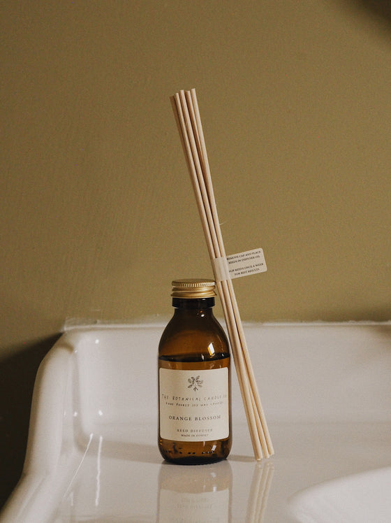 Orange Blossom Reed Diffuser - The Botanical Candle Co.