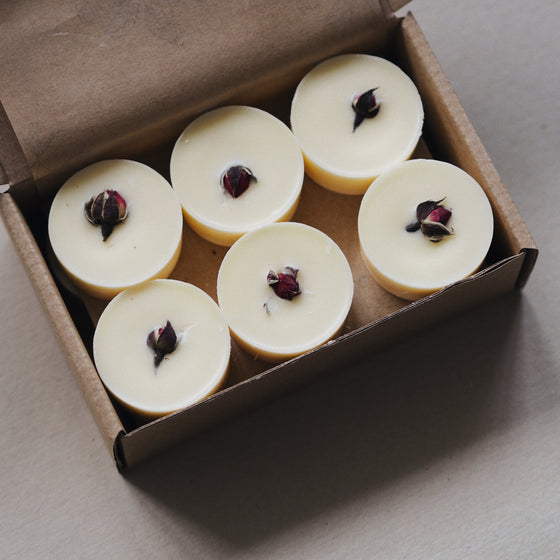 12 Rosewood & Clementine Scented Botanical Soy Wax Melts