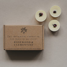  12 Rosewood & Clementine Scented Botanical Soy Wax Melts