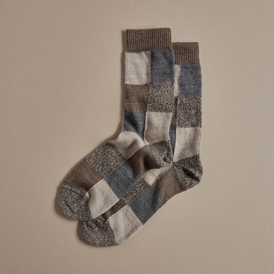 Rove Fine Merino Patchwork Socks