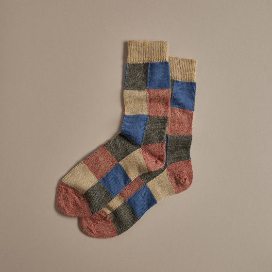 Rove Fine Merino Patchwork Socks