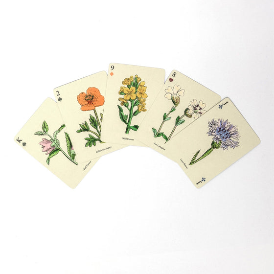 Wildflowers Single Playing Card Deck