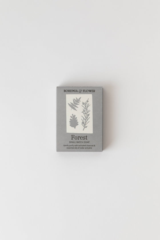 Forest Bar Soap - Activated Charcoal, Cedarwood & Rosemary