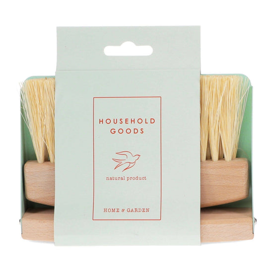 Wooden Table Brush & Pan Set