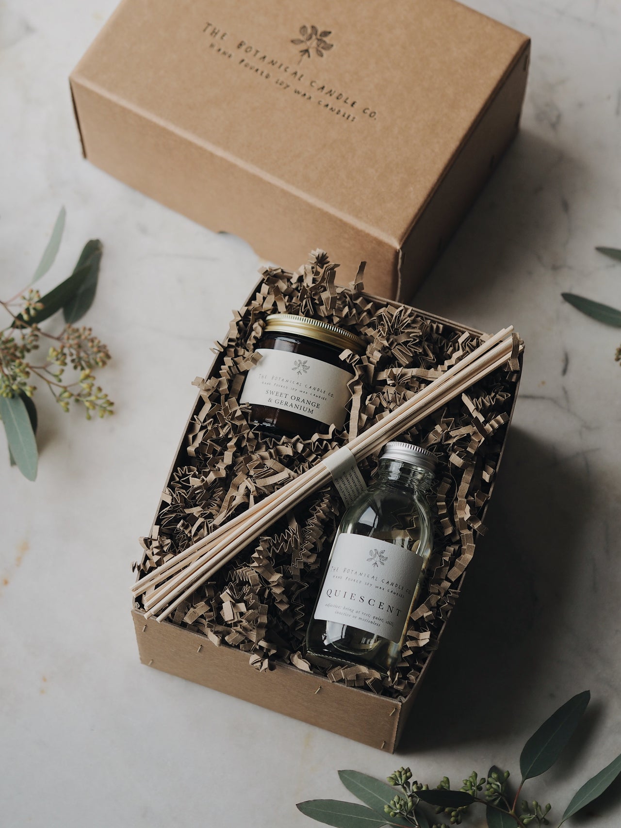  The Scented Duo Gift Box - The Botanical Candle Co.