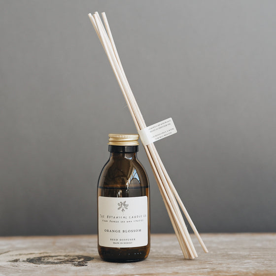Orange Blossom Reed Diffuser – The Botanical Candle Co.